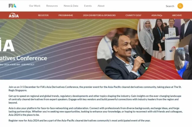 Hội nghị FIA 2024 – cầu nối toàn cầu cho ngành phái sinh châu Á