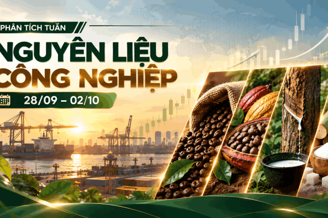 Tổng quan và phân tích mặt hàng nhóm nguyên liệu công nghiệp tuần 28/09 – 02/10/2026